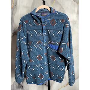 Patagonia Synchilla Blue Fleece Size Medium